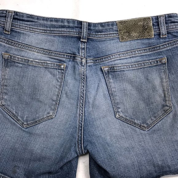 Zara Premiun Collection Stretchy Denim Shorts - Picture 4 of 7